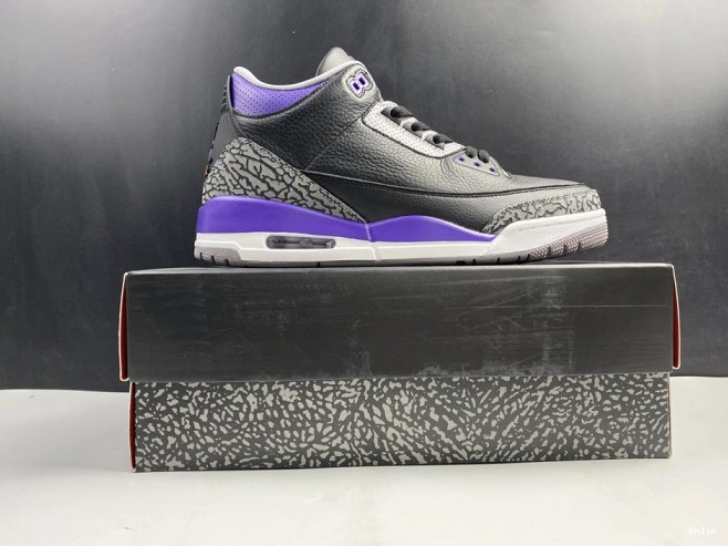 Bmlin Purple 050 Air Retro Black CT8532 Court Jordan 3 0711